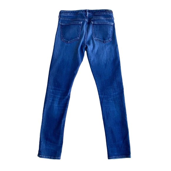 Citizens of Humanity Skinny Jeans Women's 29 Low Rise Blue Wash Denim Distressed - Picture 2 of 8